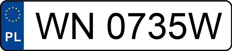 Numer rejestracyjny WN 0735W posiada BMW 735i Kat. E38 735i Kat. E38 - WN0735W Numer rejestracyjny WN 0735W posiada BMW 735i Kat. E38 735i Kat. E38 - WN0735W
