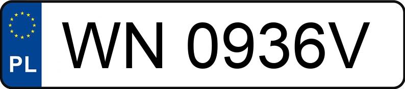 Numer rejestracyjny WN 0936V posiada HYUNDAI I20 - WN0936V