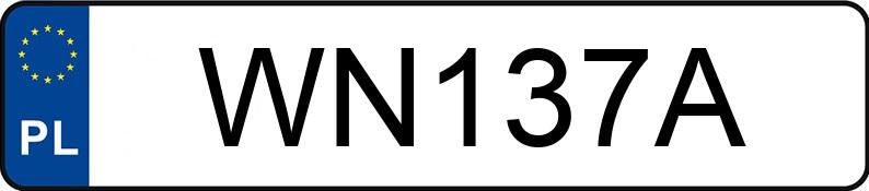 Numer rejestracyjny WN 137A posiada DEUTZ-FAHR AGROCOMPACT F 75 - WN137A Numer rejestracyjny WN 137A posiada DEUTZ-FAHR AGROCOMPACT F 75 - WN137A