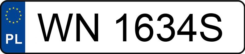 Numer rejestracyjny WN 1634S posiada KIA Ceed 1.5 MR`22 E6 GT Line - WN1634S