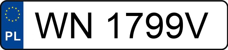 Numer rejestracyjny WN 1799V posiada AUDI A3 Sportback Quattro 40 TFSI MR`20 E6d 8Y Advanced S tronic - WN1799V