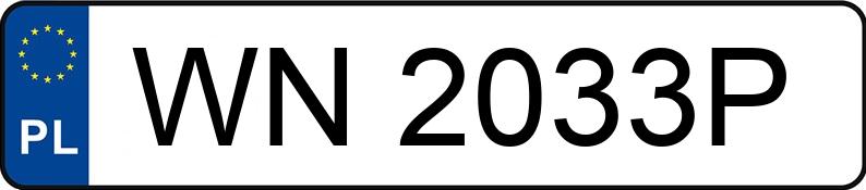 Numer rejestracyjny WN 2033P posiada FIAT Doblo Cargo 1.6 M-jet MR`10 E5 2.4t Work-Up - WN2033P Numer rejestracyjny WN 2033P posiada FIAT Doblo Cargo 1.6 M-jet MR`10 E5 2.4t Work-Up - WN2033P