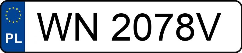 Numer rejestracyjny WN 2078V posiada VOLKSWAGEN TIGUAN - WN2078V Numer rejestracyjny WN 2078V posiada VOLKSWAGEN TIGUAN - WN2078V