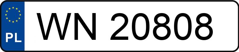 Numer rejestracyjny WN 20808 posiada OPEL Agila 1.2 MR`00 E3 Base - WN20808