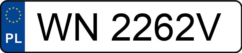 Numer rejestracyjny WN 2262V posiada IVECO 40C17 Daily MR`14 E5 4.2t 40C17 Daily MR`14 E5 4.2t - WN2262V