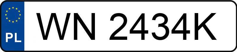 Numer rejestracyjny WN 2434K posiada MERCEDES-BENZ C 200 - WN2434K