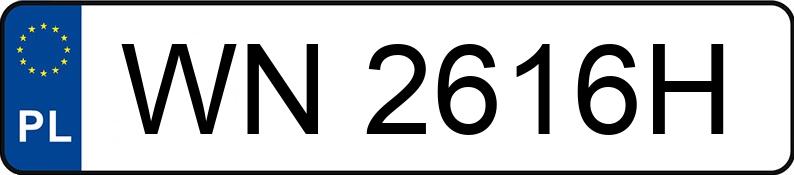 Numer rejestracyjny WN 2616H posiada KIA Optima 1.7 CRDi MR`16 E6 XL Aut. - WN2616H Numer rejestracyjny WN 2616H posiada KIA Optima 1.7 CRDi MR`16 E6 XL Aut. - WN2616H