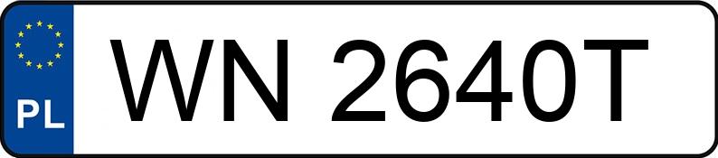 Numer rejestracyjny WN 2640T posiada AUDI A6 LIMOUSINE - WN2640T Numer rejestracyjny WN 2640T posiada AUDI A6 LIMOUSINE - WN2640T