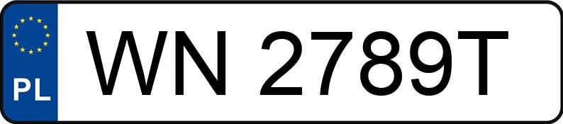 Numer rejestracyjny WN 2789T posiada HYUNDAI I30 - WN2789T Numer rejestracyjny WN 2789T posiada HYUNDAI I30 - WN2789T