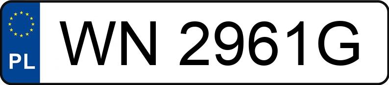 Numer rejestracyjny WN 2961G posiada LAND ROVER DISCOVERY 4 - WN2961G