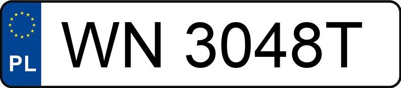 Numer rejestracyjny WN 3048T posiada FORD TOURNEO CONNECT - WN3048T