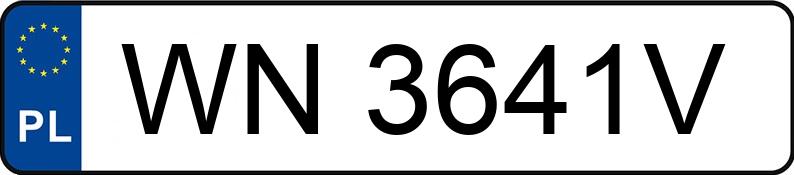 Numer rejestracyjny WN 3641V posiada SKODA SUPERB - WN3641V