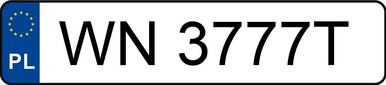 Numer rejestracyjny WN 3777T posiada VOLKSWAGEN GOLF V - WN3777T Numer rejestracyjny WN 3777T posiada VOLKSWAGEN GOLF V - WN3777T