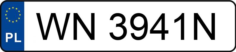 Numer rejestracyjny WN 3941N posiada SKODA Superb III 2.0 TSI MR`20 E6d Style DSG - WN3941N