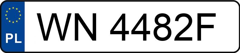 Numer rejestracyjny WN 4482F posiada MITSUBISHI ASX - WN4482F
