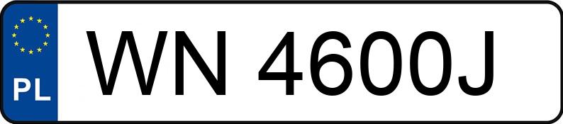 Numer rejestracyjny WN 4600J posiada VOLVO S80 2.9 MR`98 E2 S80 2.9 MR`98 E2 - WN4600J
