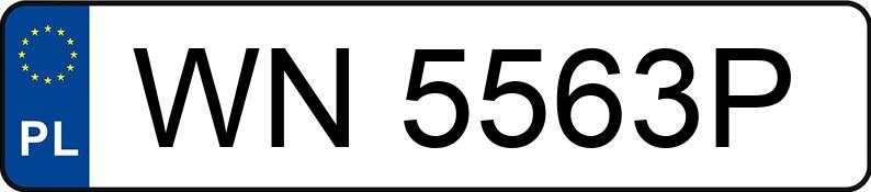 Numer rejestracyjny WN 5563P posiada BMW 320 Touring Diesel DPF MR`06 E4 E91 320 Touring Diesel DPF MR`06 E4 E91 - WN5563P