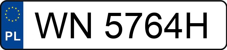 Numer rejestracyjny WN 5764H posiada FORD Fiesta 1.2 MR`06 E4 Fiesta - WN5764H