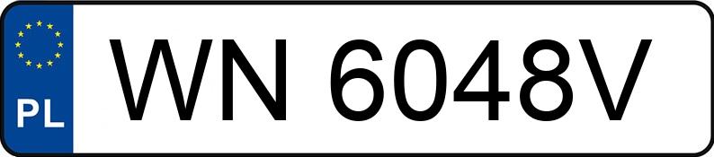 Numer rejestracyjny WN 6048V posiada VOLKSWAGEN Passat B9 2.0 TDi MR`24 E6EA R-Line Plus - WN6048V