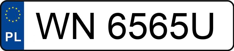 Numer rejestracyjny WN 6565U posiada MAZDA 6 - WN6565U