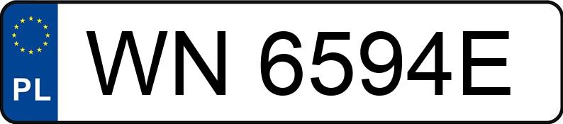 Numer rejestracyjny WN 6594E posiada KIA Cee d 1.6 CRDi MR`10 E5 Comfort - WN6594E