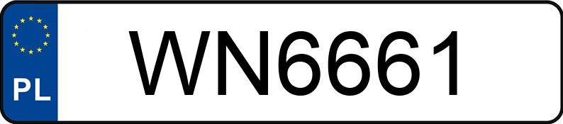 Numer rejestracyjny WN 6661 posiada SUZUKI NakedBike od250 do600 ccm GS 500 E - WN6661