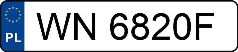 Numer rejestracyjny WN 6820F posiada HONDA Civic 1.4i MR`95 iS - WN6820F Numer rejestracyjny WN 6820F posiada HONDA Civic 1.4i MR`95 iS - WN6820F