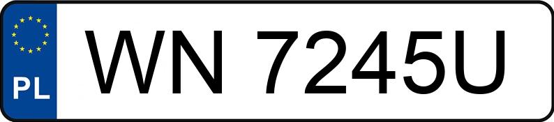 Numer rejestracyjny WN 7245U posiada NISSAN NISSAN QASHQAI - WN7245U