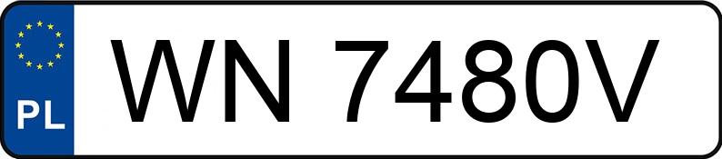 Numer rejestracyjny WN 7480V posiada BMW 318i MR`22 E6d/e G20 M Sport Steptronic - WN7480V