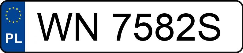 Numer rejestracyjny WN 7582S posiada MAZDA 3 - WN7582S Numer rejestracyjny WN 7582S posiada MAZDA 3 - WN7582S