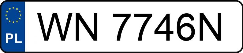 Numer rejestracyjny WN 7746N posiada BMW 320 - WN7746N Numer rejestracyjny WN 7746N posiada BMW 320 - WN7746N