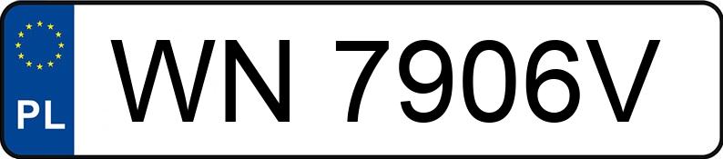 Numer rejestracyjny WN 7906V posiada MERCEDES-BENZ B 180 - WN7906V