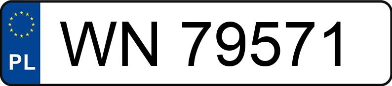 Numer rejestracyjny WN 79571 posiada CITROEN Berlingo 1.6 HDI Kat. MR`03 E4 1.9t - WN79571