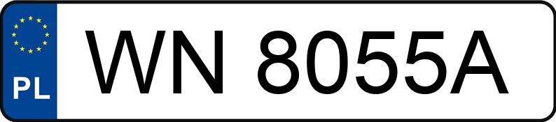 Numer rejestracyjny WN 8055A posiada BMW 525 D - WN8055A Numer rejestracyjny WN 8055A posiada BMW 525 D - WN8055A