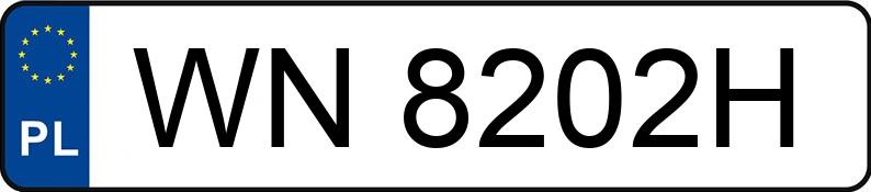 Numer rejestracyjny WN 8202H posiada SUBARU Legacy 2.0 TD MR`08 E4 Trend - WN8202H