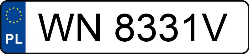 Numer rejestracyjny WN 8331V posiada HONDA CIVIC - WN8331V