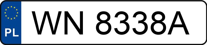 Numer rejestracyjny WN 8338A posiada VOLVO S60 - WN8338A