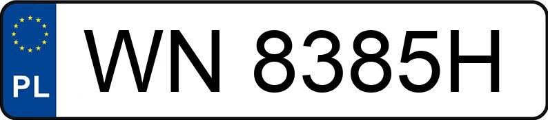 Numer rejestracyjny WN 8385H posiada OPEL Zafira 1.9 CDTI MR`06 E4 Elegance Aut. - WN8385H