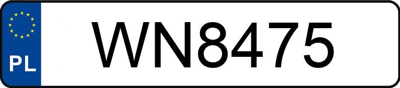 Numer rejestracyjny WN 8475 posiada QJ MOTOR Sportowe SRK 125 R - WN8475