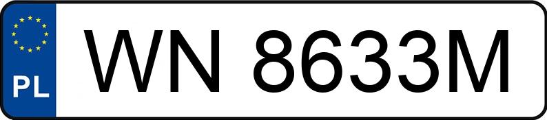 Numer rejestracyjny WN 8633M posiada FIAT 132 - WN8633M