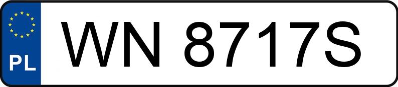 Numer rejestracyjny WN 8717S posiada SKODA OCTAVIA - WN8717S