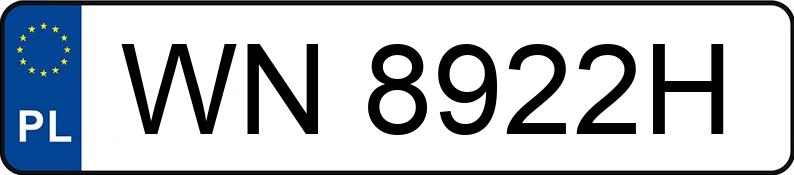 Numer rejestracyjny WN 8922H posiada OPEL ASTRA - WN8922H