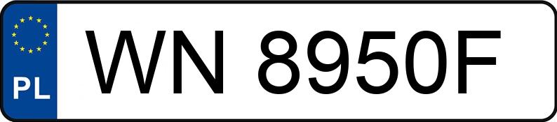 Numer rejestracyjny WN8950F posiada HONDA CR-V Comfort