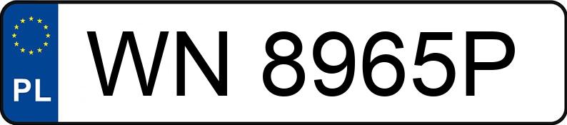 Numer rejestracyjny WN 8965P posiada PEUGEOT 508 II HDI MR`18 E6 GT S&S EAT - WN8965P