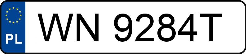 Numer rejestracyjny WN 9284T posiada SUBARU Legacy 3.0 MR`06 E4 - WN9284T Numer rejestracyjny WN 9284T posiada SUBARU Legacy 3.0 MR`06 E4 - WN9284T