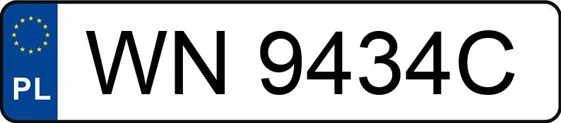 Numer rejestracyjny WN 9434C posiada PEUGEOT 207 - WN9434C