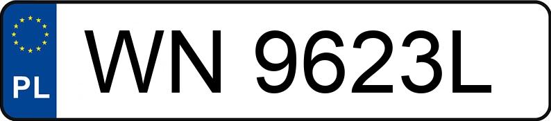 Numer rejestracyjny WN 9623L posiada BMW M5 - WN9623L