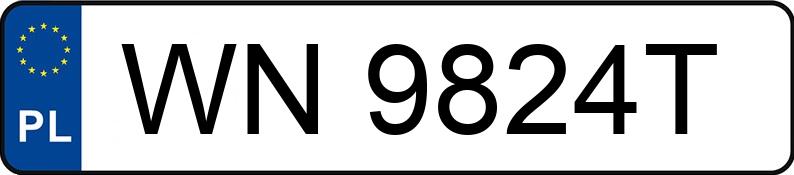 Numer rejestracyjny WN 9824T posiada MG ZS T-GDI MR`24 E6d Exclusive - WN9824T Numer rejestracyjny WN 9824T posiada MG ZS T-GDI MR`24 E6d Exclusive - WN9824T