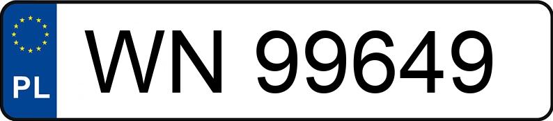 Numer rejestracyjny WN 99649 posiada TOYOTA Avensis Sedan 2.0 Diesel MR`01 E3 Terra Plus - WN99649