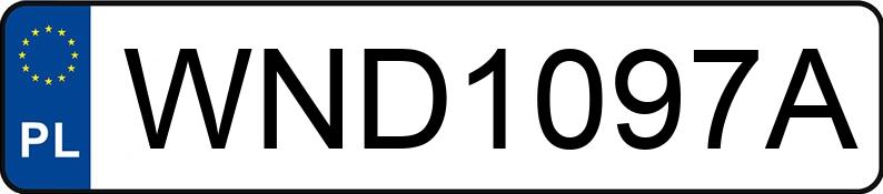 Numer rejestracyjny WND 1097A posiada HONDA CIVIC - WND1097A